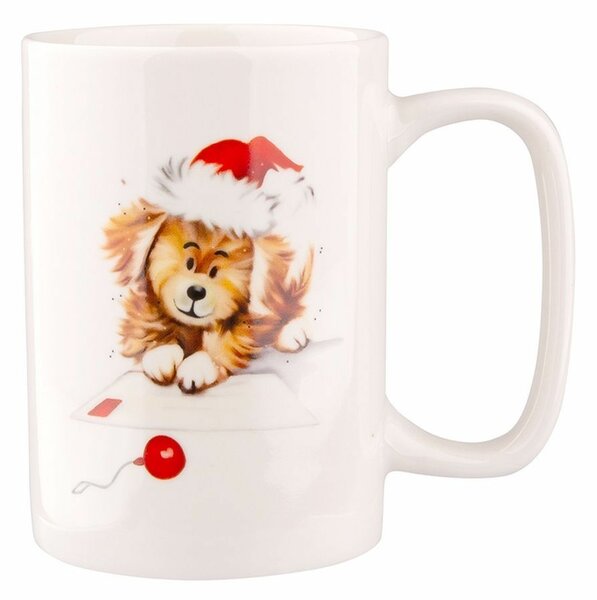 Altom Porcelanska skodelica Xmas Dog D , 300 ml