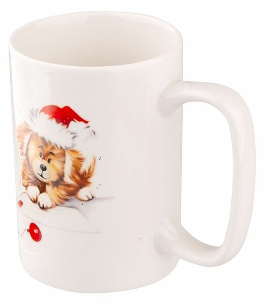 Altom Porcelanska skodelica Xmas Dog D , 300 ml