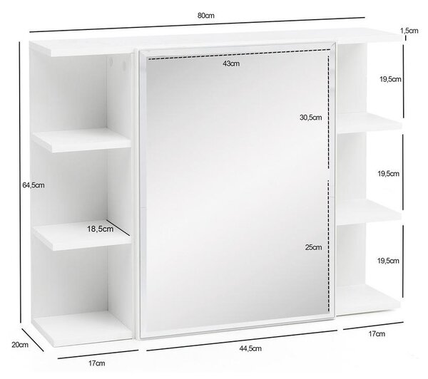 MID.YOU Omara Z Ogledalom Spiegelschrank