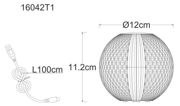 Globo Namizna Led-svetilka 16042t1