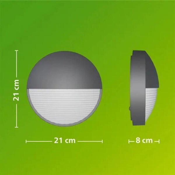 Capricorn VANJSKA ZIDNA LED SVJETILJKA 4.3W 2700K ANTRACIT 8721103110015