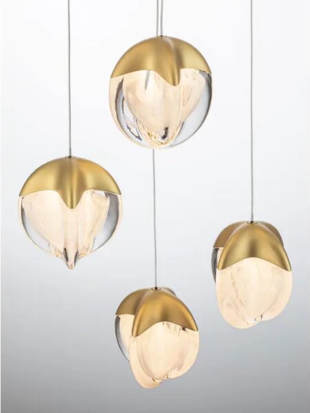 ALICIA LED LUSTER 5X ZLATNA 25W 3000K IP20 TRIAC DIMABILNA NL9124123
