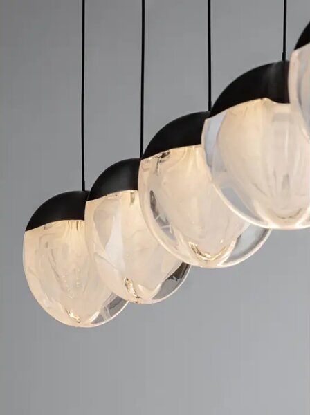ALICIA LED LUSTER 5X CRNA 25W 3000K IP20 TRIAC DIMABILNA NL9124114