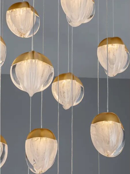 ALICIA LED LUSTER 18X ZLATNA 90W IP20 3000K TRIAC DIMABILNA NL9124126