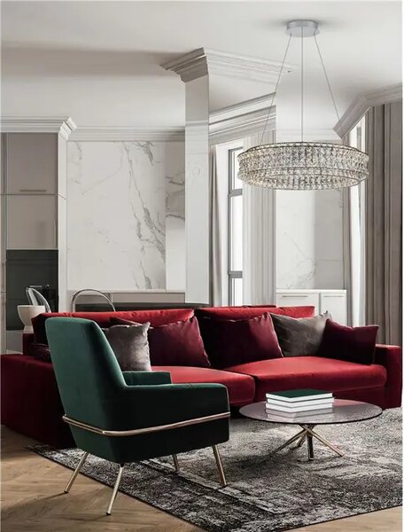 CELYSIA KRISTALNI LED LUSTER 74W IP20 3500K TRIAK PRIGUŠLJIV NL9019775