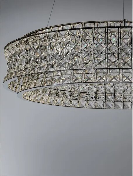 CELYSIA KRISTALNI LED LUSTER 74W IP20 3500K TRIAK PRIGUŠLJIV NL9019775