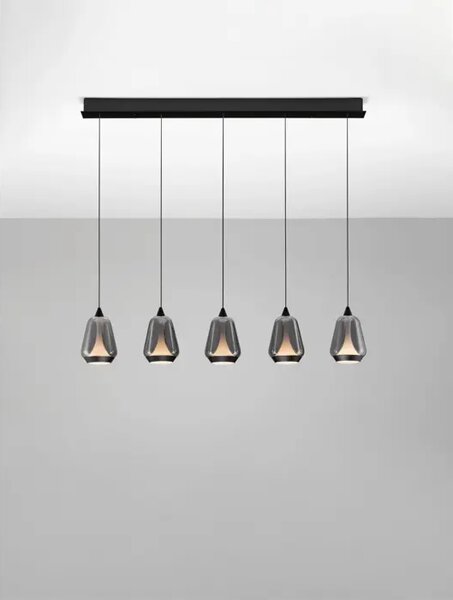 ALISH LED LUSTER CRNA 37W IP20 3000K TRIAC PRIGUŠLJIVA NL9124101