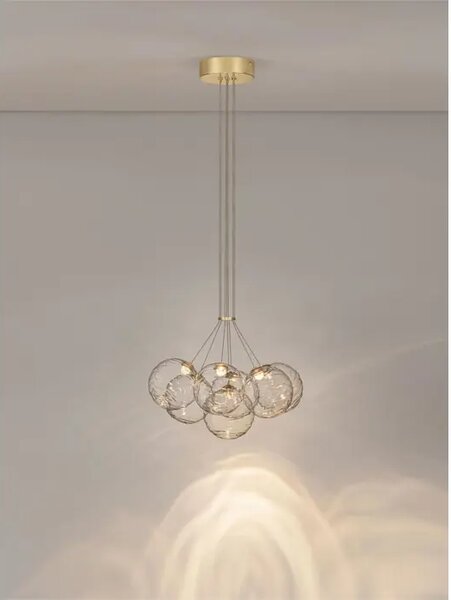 BLAZIK LED LUSTER ZLATNA/STAKLO 28W IP20 3000K TRIAC PRIGUŠLJIVA NL9214168