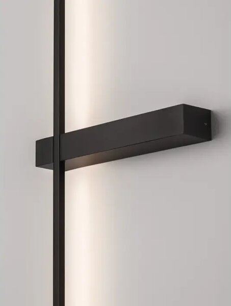 DANESSA ZIDNA LED SVJETILJKA CRNA 10W IP20 CCT 2700-3000K NL9003016