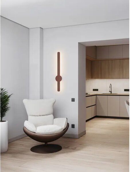 NOREI ZIDNA LED SVJETILJKA TAMNO SMEĐA 11W IP20 CCT 2700-3000-4000K NL9190721