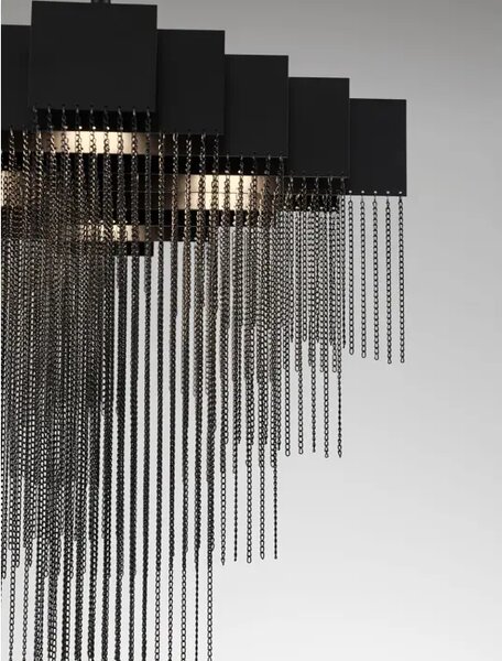 REVIA LED LUSTER CRNI 28W IP20 3000K NL9186992