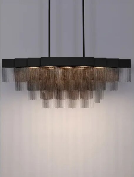 REVIA LED LUSTER CRNI 46W IP20 3000K NL9186996