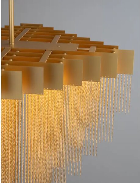 REVIA LED LUSTER ZLATNI 79W IP20 3000K NL9186995