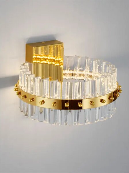 KEZO ZIDNA LED SVJETILJKA ZLATNA 19W IP20 3500K NL9019737