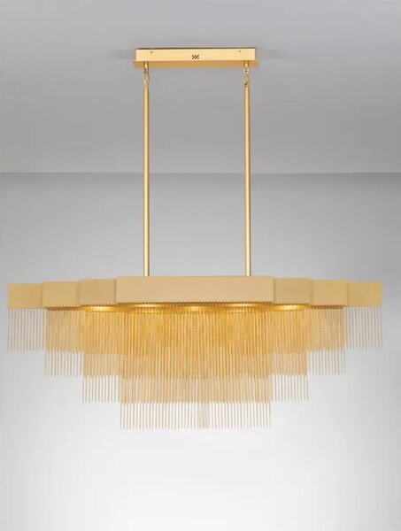 REVIA LED LUSTER ZLATNI 46W IP20 3000K NL9186997