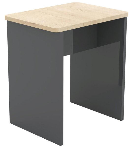 TABURE, leseni material antracit