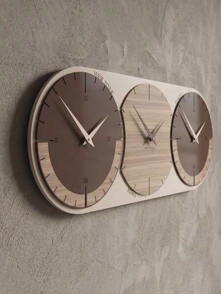 Stenska ura World Clock 4 barve