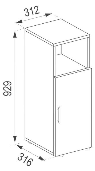 SPODNJA OMARICA 31,2/92,9/31,6 cm
