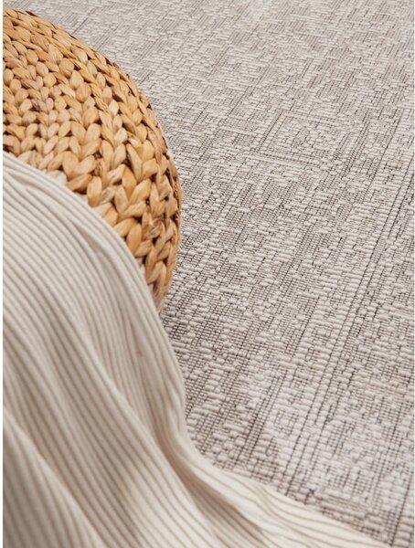 Sivo-slonokoščen zunanji in notranji tekač 80x250 cm Duet Kona – NORTHRUGS