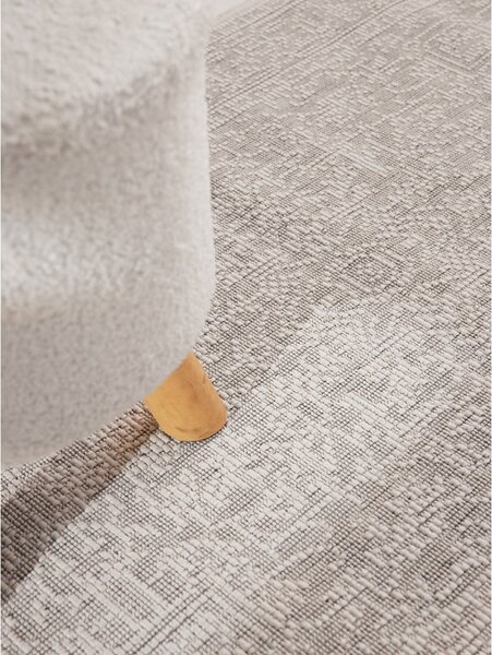 Sivo-slonokoščen zunanji in notranji tekač 80x250 cm Duet Kona – NORTHRUGS
