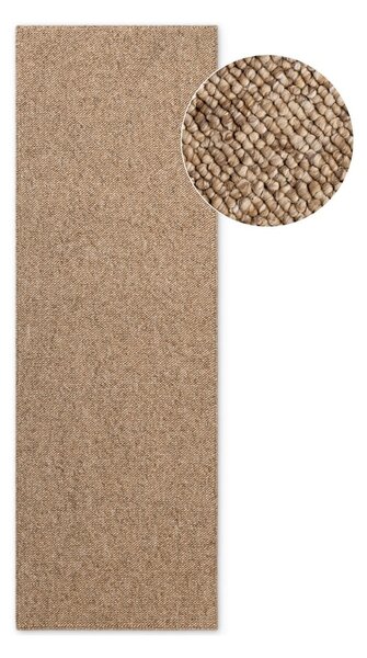 Svetlo rjav pralen tekač 80x240 cm Rocco Caramel – Elle Decoration