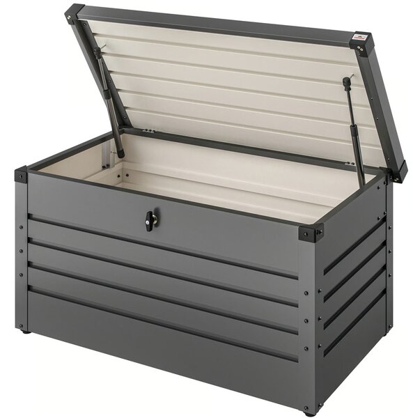 Kovinski shranjevalni zaboj METALBOX, 385L, 120×62×63cm, antracitna Gardebruk