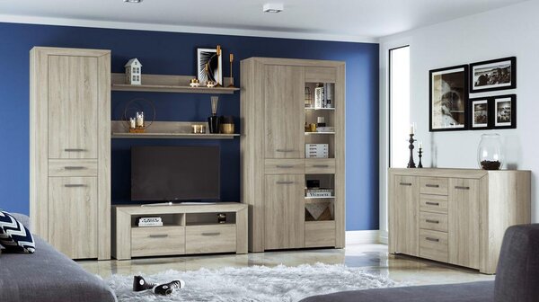 Modern Living Tv-element Lorenzo, Barva Hrasta