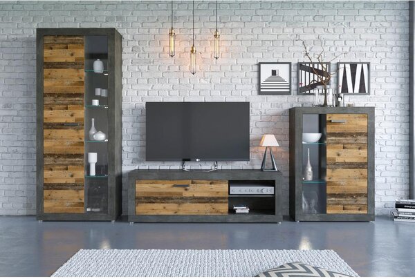 Modern Living Tv-element Kassel, Barva Hrasta