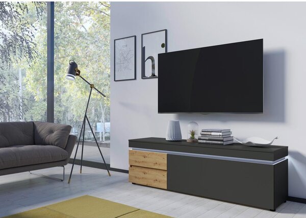 Modern Living Tv-element Luci, Barva Hrasta, Antracit