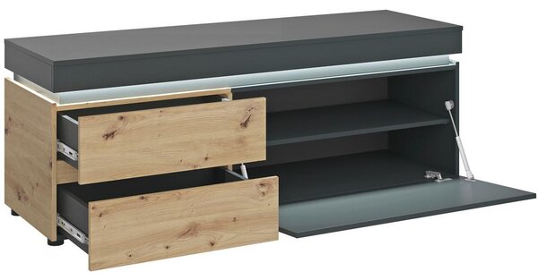 Modern Living Tv-element Luci, Barva Hrasta, Antracit