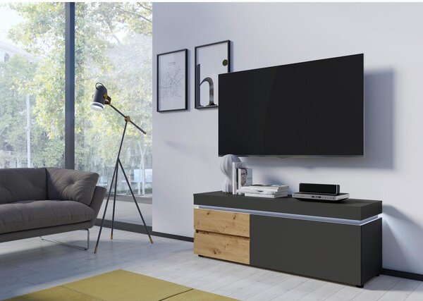 Modern Living Tv-element Luci, Barva Hrasta, Antracit