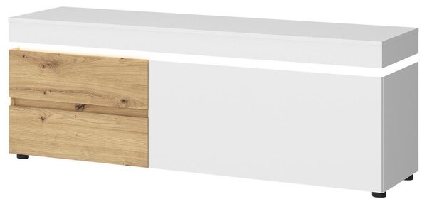 Modern Living Tv-element Luci, Bela, Barva Hrasta