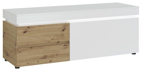 Modern Living Tv-element Luci, Bela, Barva Hrasta