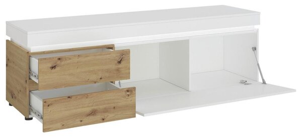 Modern Living Tv-element Luci, Bela, Barva Hrasta