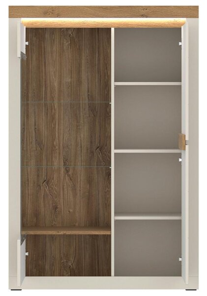 Modern Living Vitrina Naxxar, Barva Hrasta, Kašmir, Osvetlitev