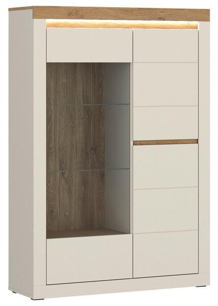 Modern Living Vitrina Naxxar, Barva Hrasta, Kašmir, Osvetlitev