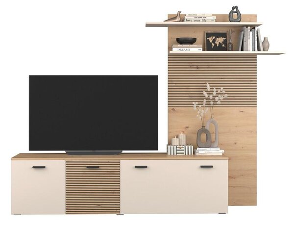 Modern Living Dnevni Regal Free, Barva Hrasta, Kašmir