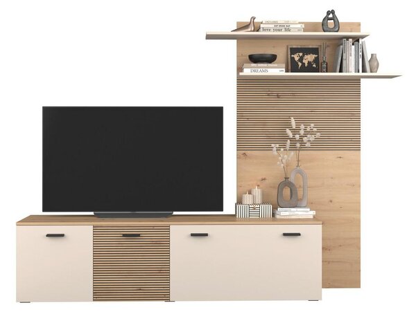 Modern Living Dnevni Regal Free, Barva Hrasta, Kašmir
