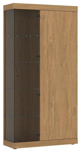 Modern Living Vitrina Aretta, Barva Hrasta, Antracit