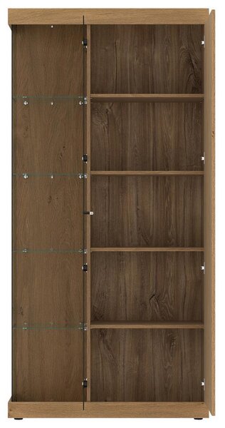 Modern Living Vitrina Aretta, Barva Hrasta, Antracit