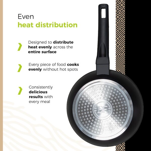 BE Living Set 3 ponv 20-24-28 cm + wok s pokrovom 28 cm Delight Black