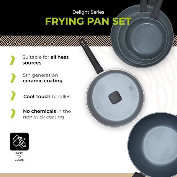 BE Living Set 5 ponev Delight Black