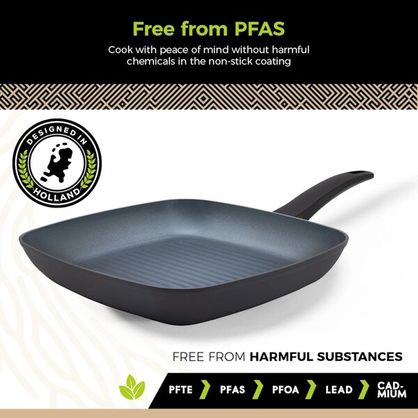 BE Living Grill ponev Delight Black 28 cm