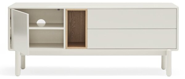 Kremno bela TV omarica 140x56x40 cm Corvo – Teulat