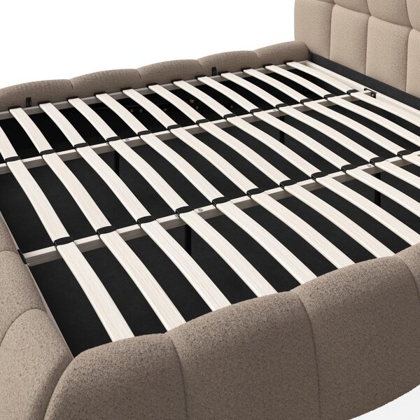 Bessagi Home Oblazinjena Postelja Marija, Rjava, 180x200
