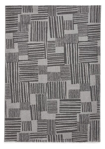 Temno siva preproga 80x150 cm Blocks – Catherine Lansfield