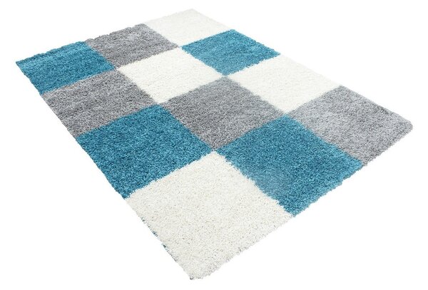 Sivo-turkizna preproga 160x230 cm Life – Ayyildiz Carpets
