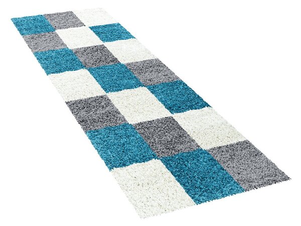 Sivo-turkizen tekač 80x250 cm Life – Ayyildiz Carpets