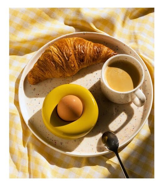 Bež porcelanasta skodelica 170 ml Fika – ONA