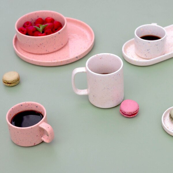 Servirni porcelanast pladenj 10x28,5 cm Fika – ONA